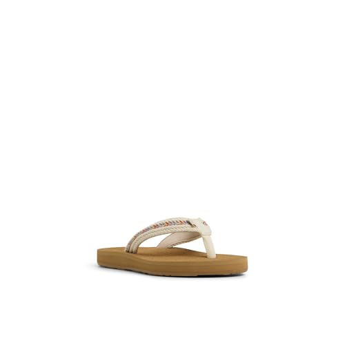 Image of Roxy Women's Porto IV Flip Flops, Cream, 8