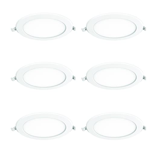 Image of Polycab 3 Watt LED Panel Light Scintillate Edge Slim Round Smart Offers Bright Lumination Long Lifespan No Harmful Radiation (Cool White, 6500K, 6 PCS, Cut Out: 2.55 inches)