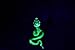 Cobra Uranium Glass UV Sculpture Collectible Figurine Glass Unique gift