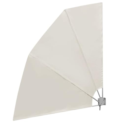 vidaXL Balkonfächer Creme 210x210cm Balkonsichtschutz Seitenmarkise Terrasse vidaXL Balkonfächer Creme 210x210cm Balkonsichtschutz Seitenmarkise Terrasse