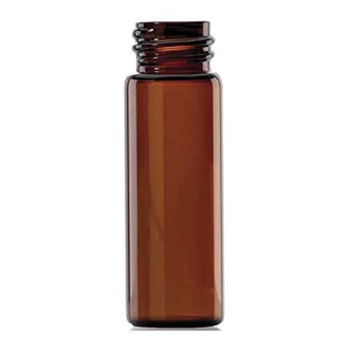 Wheaton Science Products 224795 Amber Borosilicate Glass Chromatography Vial, Screw Top, 4 mL Capacity (Pack of 1000)