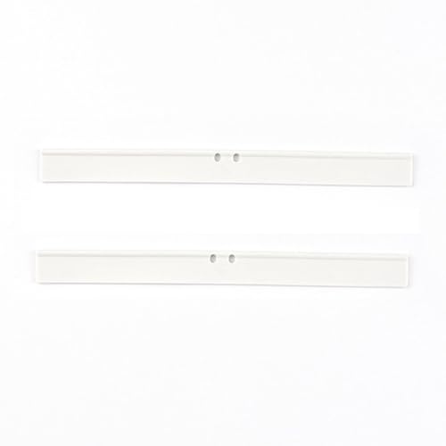 シャワースクイージー 替えゴム 25cm シリコン製 替え刃 2本セット 浴室 窓ガラス 鏡 交換用 ゴムブレード 水切り ユニバーサル対応 バスルーム 車窓掃除 便利グッズ (ホワイト)