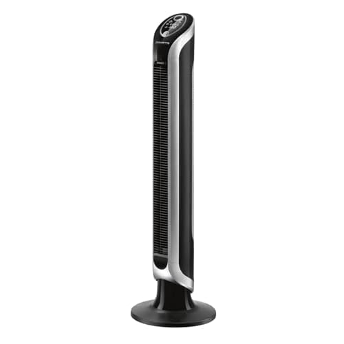 Clatronic Heizlüfter mit Ventilator Funktion weiß, mobile Heizung Mini Heizlüfter 2000W mit 2 Heizstufen Heizlüfter leise oszillierend und Fan/Ventilator leise, Elektro Heizgerät, HL 3762 3 Rowenta VU6670 Eole Infinite, Turmventilator, Timer bis zu 8 Stunden, 3 Geschwindigkeiten, Fernbedienung, automatische Abschaltung, Piano Schwarz