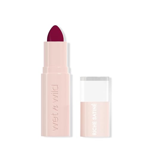 wet n wild Mega Last Rich Satin Lip Color, Rich Creamy Color with Satin Finish, Infused with Vitamin...
