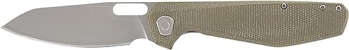 Gerber Gear Slimsada Pocket Knife with Pocket Clip - 3.47" Plain Edge Blade Folding Knife - EDC Gear and Equipment - Micarta - image 1