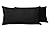 Vargottam Indoor/Outdoor Polyester Fabric Lumbar Pillow Cover, All-Weather Waterproof Rectangular Cushion Case for Patio Furniture, 12 x 24 Set of 2-Black