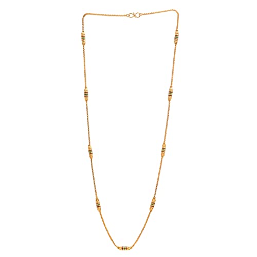 Jewar Mandi Gold-Plated Chain Necklace For Unisex