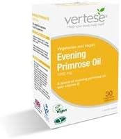 Vertese 1000mg Evening Primrose Oil 30 Vegetable Capsules