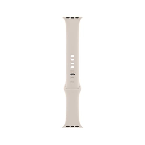 C1 for Apple Watchバンド Ultra/SE/Series11 10 9 8 7 6 対応 40mm/44mm/45mm/49mm スポーツ&シリコン ステンレス 男女兼用 快適フィット 簡単取り付け,スターホワイト