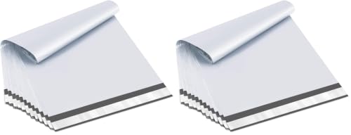 Image of UCGOU Large Poly Mailers 14x17 Inch White 200 Pack Plastic Shipping Bags