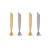 ccHuDE 4 Pcs Funnel Pencil Stands Metal Desktop Pen Holders Pencil Stand Holders Pen Display Stands Pen Pencil Cups