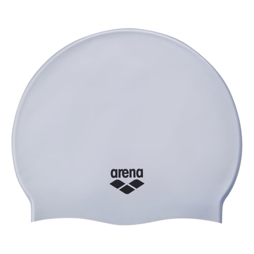 【WA承認】arena(アリーナ) スイミングキャップ 競泳用 ユニセックス シリコーンキャップ フリーサイズ 公式大会可 伸縮性 無地 定番品 練習向け AS5SSC10U