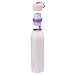 Owala FreeSip Twist Insulated Stainless Steel Water Bottle with Straw for Sports and Travel, BPA-Free, 24-oz, Pink/Purple (Dreamy Field)