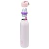 Owala FreeSip Twist Insulated Stainless Steel Water Bottle with Straw for Sports and Travel, BPA-Free, 24-oz, Pink/Purple (Dreamy Field)