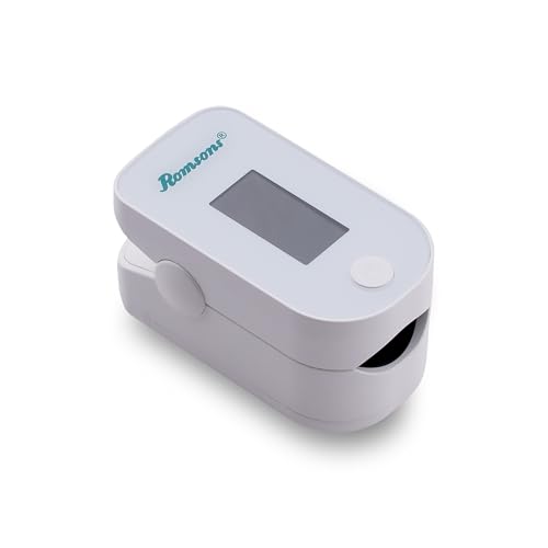 Image of Romsons Oxee Check Finger Pulse Oximeter | OLED Display | SPO2 & pulse rate display for Respiratory Care