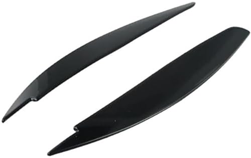 Couvre-sourcils de phare de voiture en ABS noir pour BMW E87 E81 E82 E88