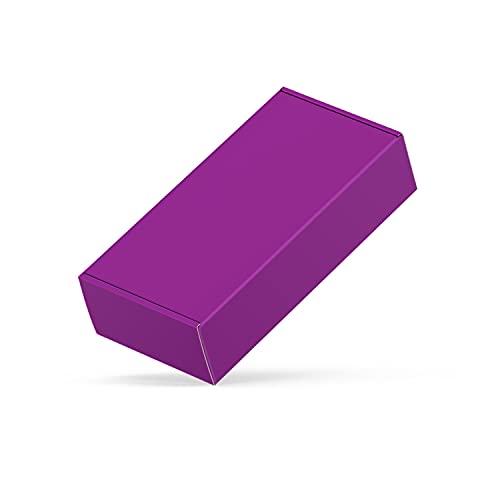 Image of 50 Pack 4 inchx8 inchx2 inch Shipping Boxes, Corrugated Cardboard Small Box Mailer, Shipping Boxes for Small Business for Gift Packing- TONESPAC (4 inchx8 inchx2 inch, Purple)