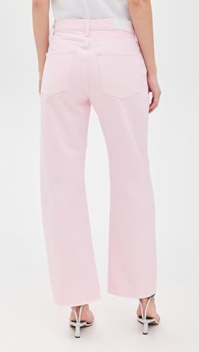 Image of PISTOLA - Lexi Mid Rise, Signature Bowed Straight Jeans - Light Denim Jeans