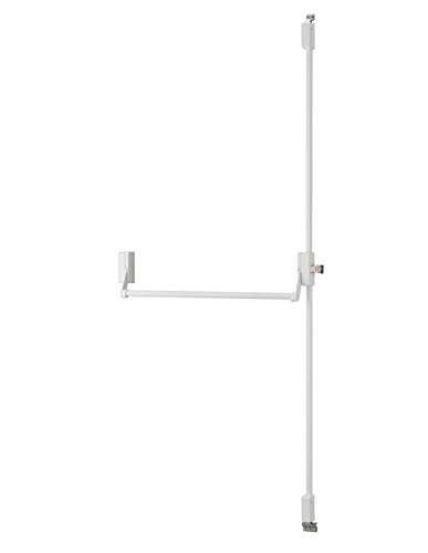 THIRARD - Serrure Anti-Panique D-Cross pour Porte d'Entrée 1150 mm Max - 2/3 Points Haut et Bas - Réversible - Blanc - Norme Européenne CE NF EN1125 - Accessoires Inclus