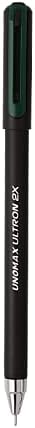 Unomax Ultron 2x Ball Pen Pack Of 10 (Green)