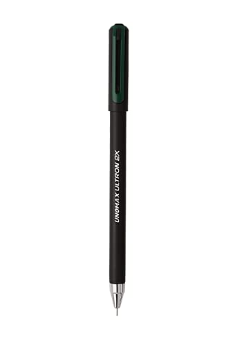 Unomax Ultron 2x Ball Pen Pack Of 10 (Green)