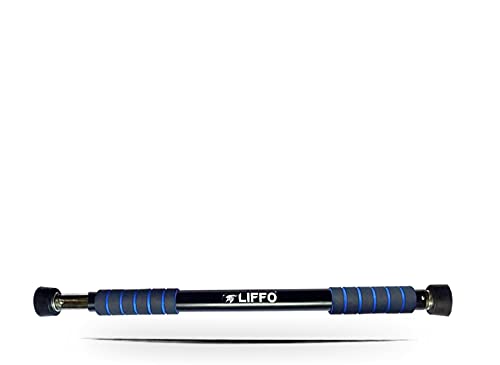 Liffo Pull-UP Bars For Home, Chin-up Bar, Door Way Door Mounts Steel Rod for Home Fitness and Exercise Heavy Duty (Blue) (B09CZ9DBZJ) Amazon Price History, Amazon Price Tracker