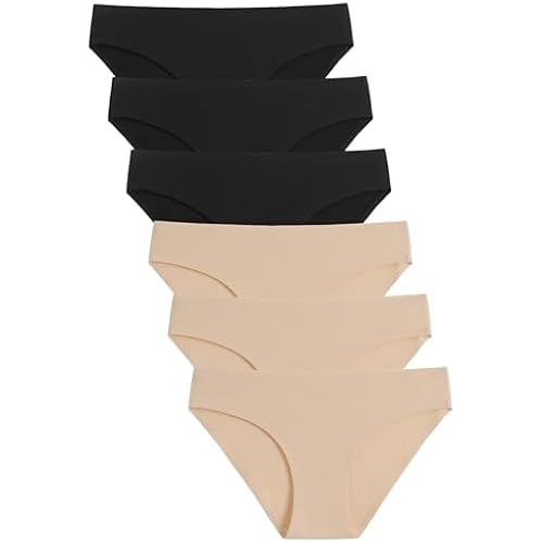 Caterlove Women's Seamless Underwear No Show Panties 6 Pack