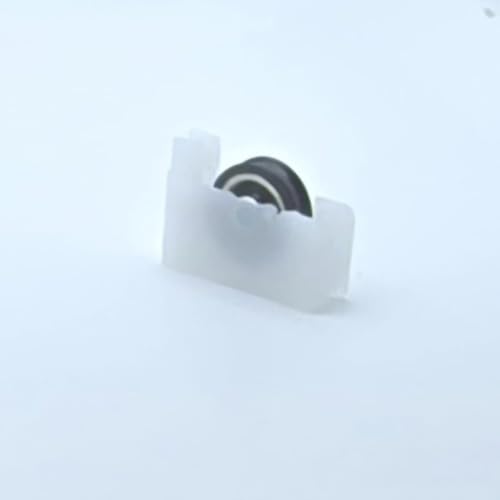 10 Ruedas de puerta y ventana corredera P4 base plastico ancho 12 mm, Alto 19 mm