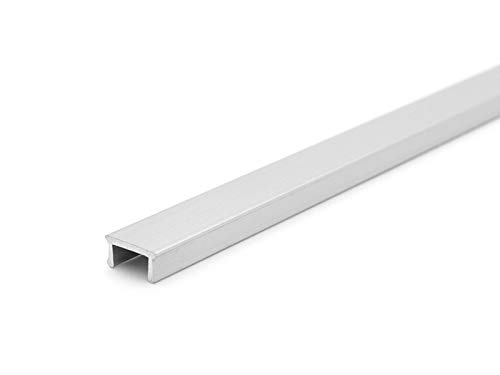 Perfil de cubierta de aluminio tipo B ranura 8, longitud 2 m, VPE = 10 unidades