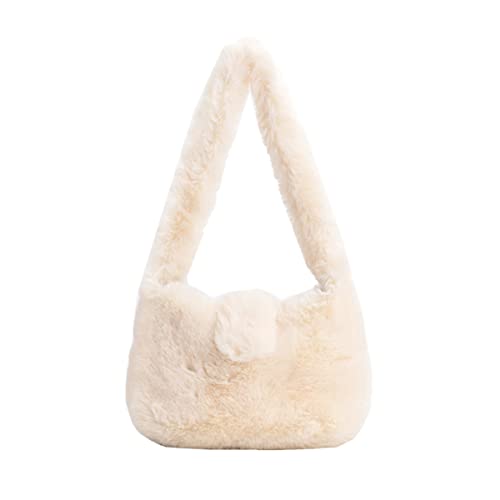 Sac en peluche à bandoulière idéal pour le shopping et les sorties