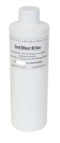 Reed Diffuser Base UnScented (8 oz Bottle) transforms Fragrance and Essential Oils into Reed Diffuser Oils.