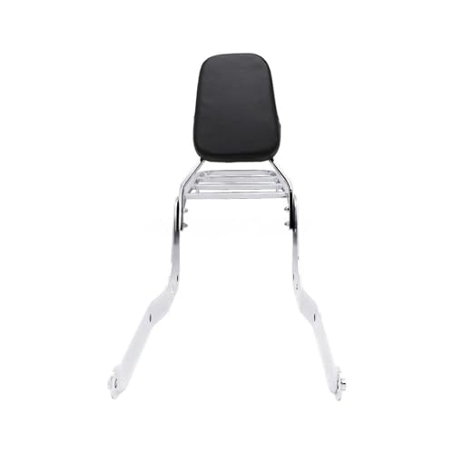 Dossier passager moto Shadow VT750C en alliage d'aluminium haut de gamme argent