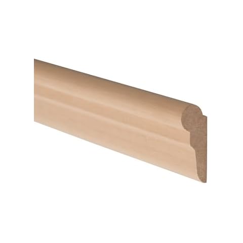 STAS Windsor Victorian Style Dado Rail for Picture Hanging - Elegant Wooden Crown Moulding, Display Rail for Art & Photos - 47 inch Cover