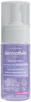 Dermotivin Soft Espuma de Limpeza Facial para Pele Seca ou Sensív...