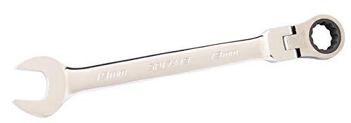PS Products SP Tools SP17216 Ratchet Combination Spanner with Flexible Head 12 mm