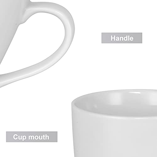 Miibox White Dinnerware Set, 20-Piece Service For 4，With Dinner Plates, Salad Plate, Bowls, Mugs And Teaspoons, Porcelain Durable For Christmas, Halloween, Wedding, Banquet #TOP7