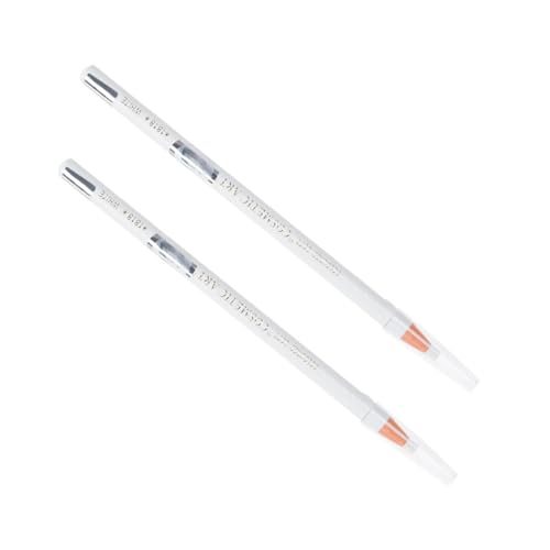LRXIYODE 2 piezas Lápiz de Cejas Blanco Resistente al Agua y Sudor Delineador de Ojos Multiuso para Maquillaje de Verano de Unidades Fácil de Aplicar Larga Duración