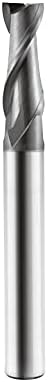 SPEED TIGER ISE Carbide Square End Mill - Micro Grain Carbide End Mill for Alloy Steels/Hardened Steels - 2 Flute - ISE1/2"2T - Made in Taiwan (1 Piece, 1/2")