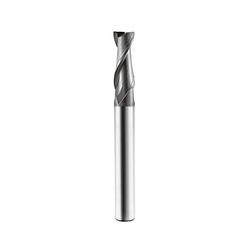 Speed Tiger Ise Carbide Square End Mill - Micro Grain Carbide End Mill For Alloy Steels/Hardened Steels - 2 Flute - Ise1/2"2T - Made In Taiwan (1 Piece, 1/2") #TOP10