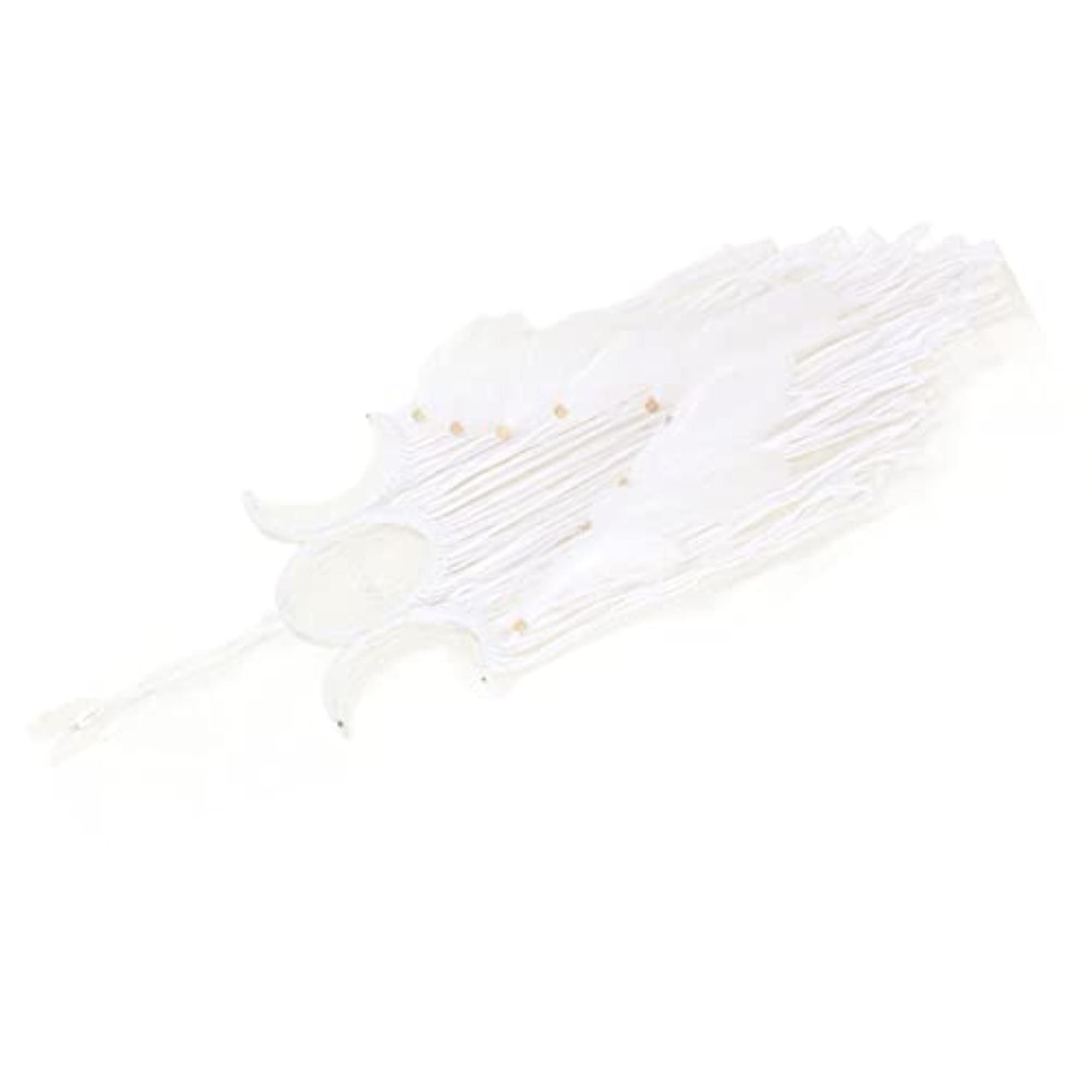 Hand Woven Wall Decor Dream Catcher, Minimalist White