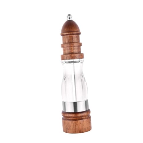 HOLIDYOYO 1pc Manual Mill Pepper Mill Pepper Grinder Coffee Grinder Coffe Grinder Kitchen Gadget Automatic Coffee Pepper and Salt Shaker Grinder Bur Grinder for Coffee Brown