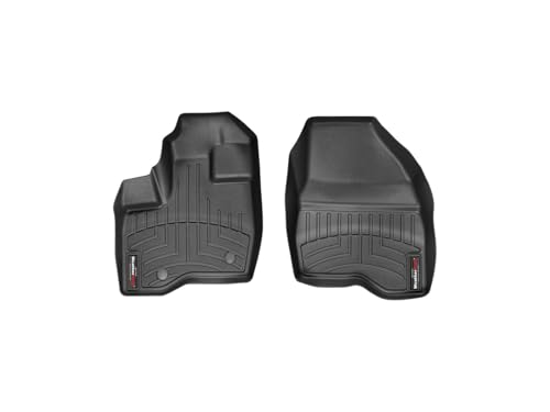 WeatherTech Custom Fit FloorLiners for Ford Explorer - 1st Row (443591), Black