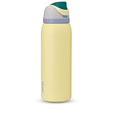 Owala FreeSip Insulated Stainless Steel Water Bottle with Straw, BPA-Free Sports Water Bottle, Great for Travel, 40 Oz, Sunny Daze