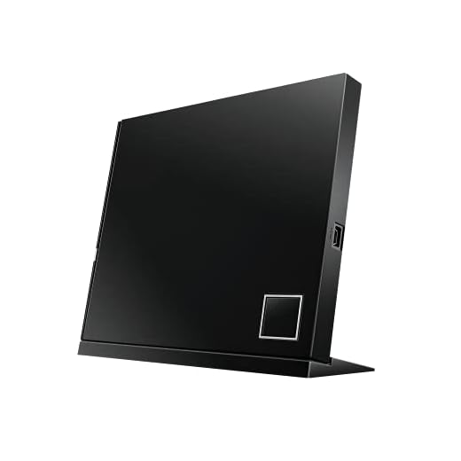 Gravador Externo Slim - USB - Blu-ray/DVD/CD - Asus - Preto - SBW-06D2X-U/BLK/G/AS