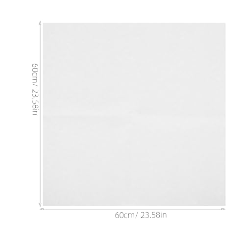 LUOZZY 20pcs Large White Qualitative Filter Paper 60cm Water Absorbent Laboratory Supplies for Scientific Experiments Supply