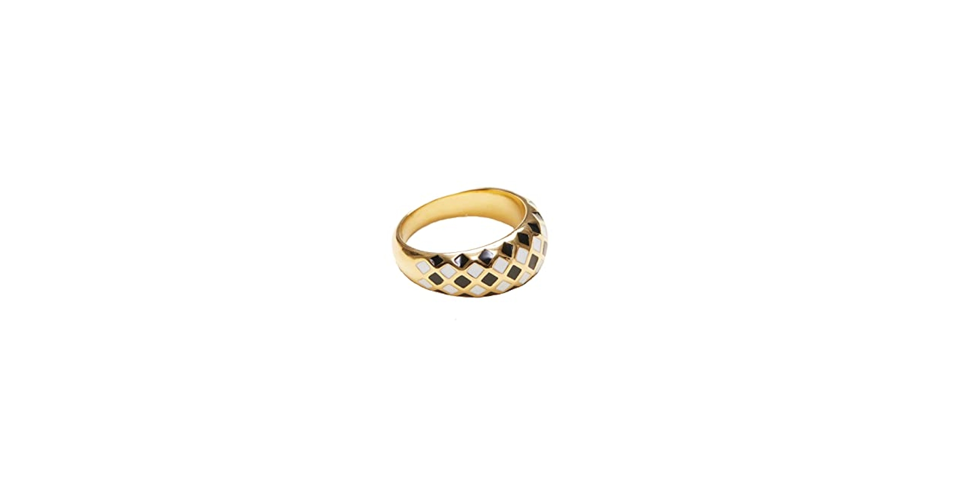 SHAPES STUDIO/Checker Dome リング Amazon.com: Shapes Studio Checker Dome Ring. Women Checker