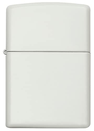 Encendedor de Bolsillo Zippo Classic Blanco Mate miniatura 2
