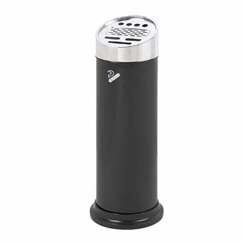 Cendrier vertical avec couvercle en acier inoxydable pour intérieur et extérieur Q1