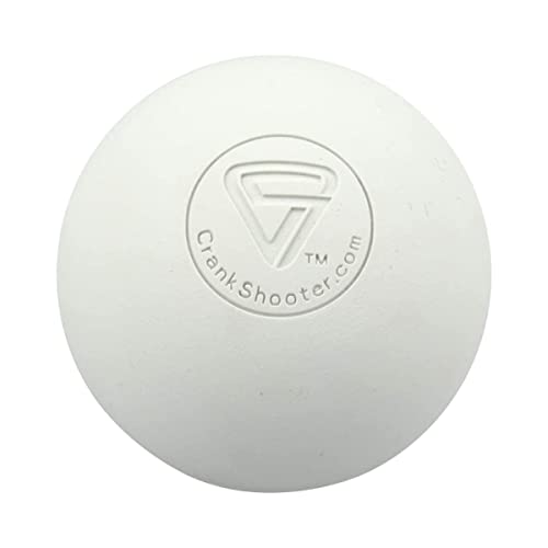 Crankshooter Lacrosse Ball Set, 1 Dozen Lacrosse Game Balls, Nocsae, Ncaa, Nfhs, And Sei Certified, 12 Balls (White) #TOP13