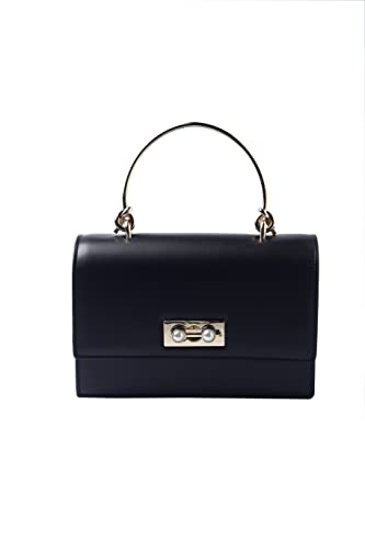 Petit sac à main en polyuréthane végétalien noir Hannah Bazaar
